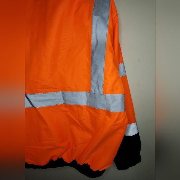 ML Kishigo Ripstop Unisex Lined Utility Bomber Jacket Size Medium - Picture 12 of 14